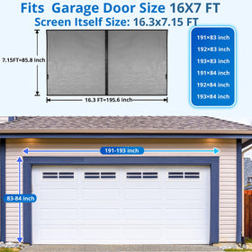 FEGO garage screen retractable mesh for quick, breezy setup.
