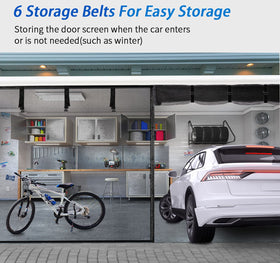 FEGO storage straps help retract and store the screen when not in use