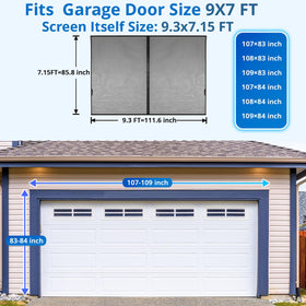 FEGO garage screen walk-through entry demonstrates effortless passage