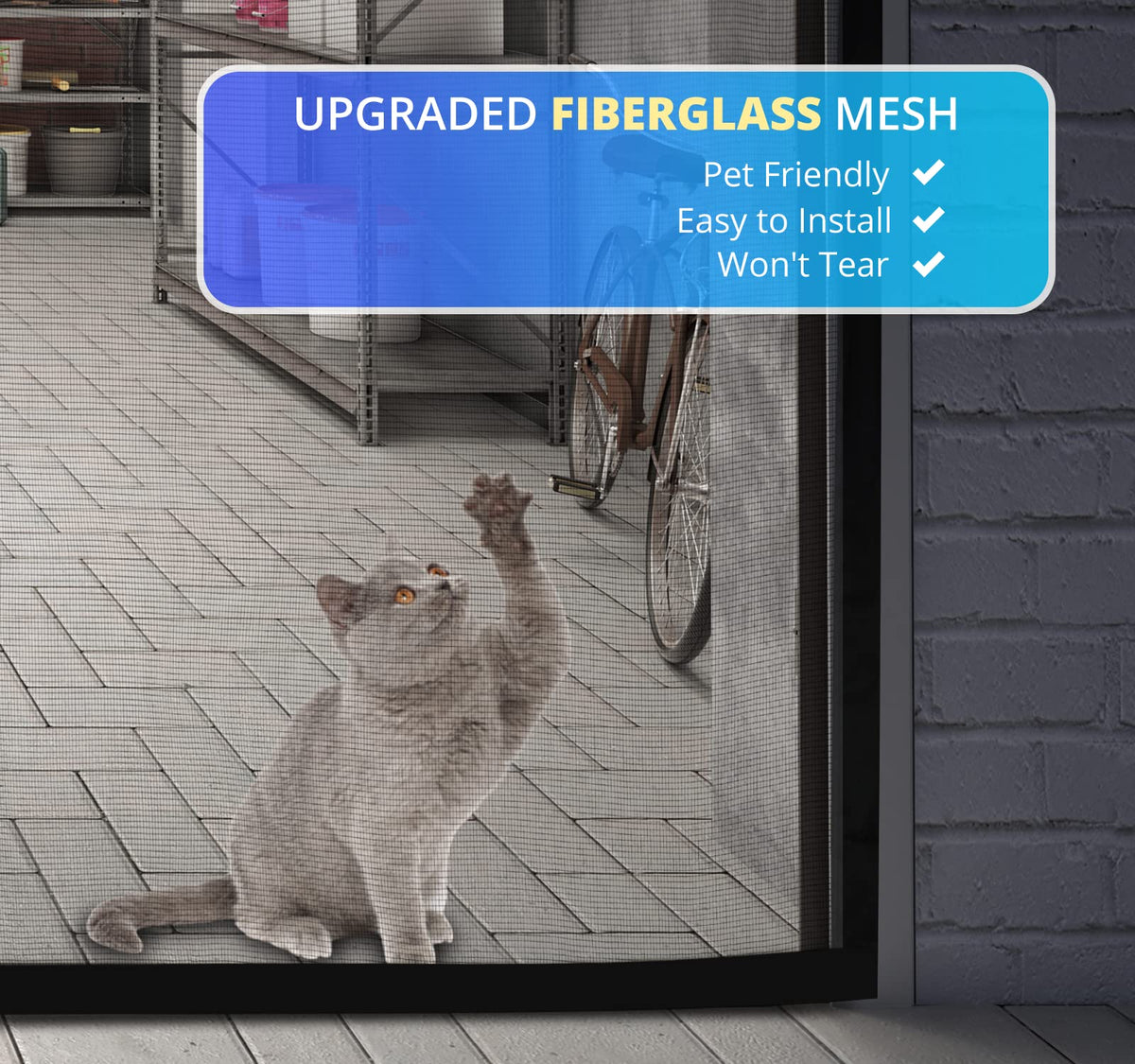 FEGO wind-stable design with magnets for secure seal