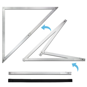 FEI-RONG 48-inch folding square at 90-degree angle for accurate right corners.