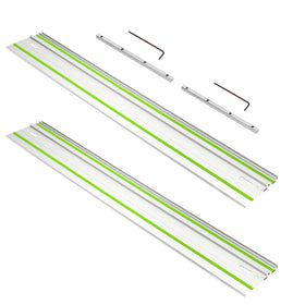 Feikeer 55in track guide rail front view for long cuts