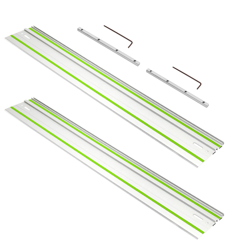 Feikeer 55in track guide rail front view for long cuts