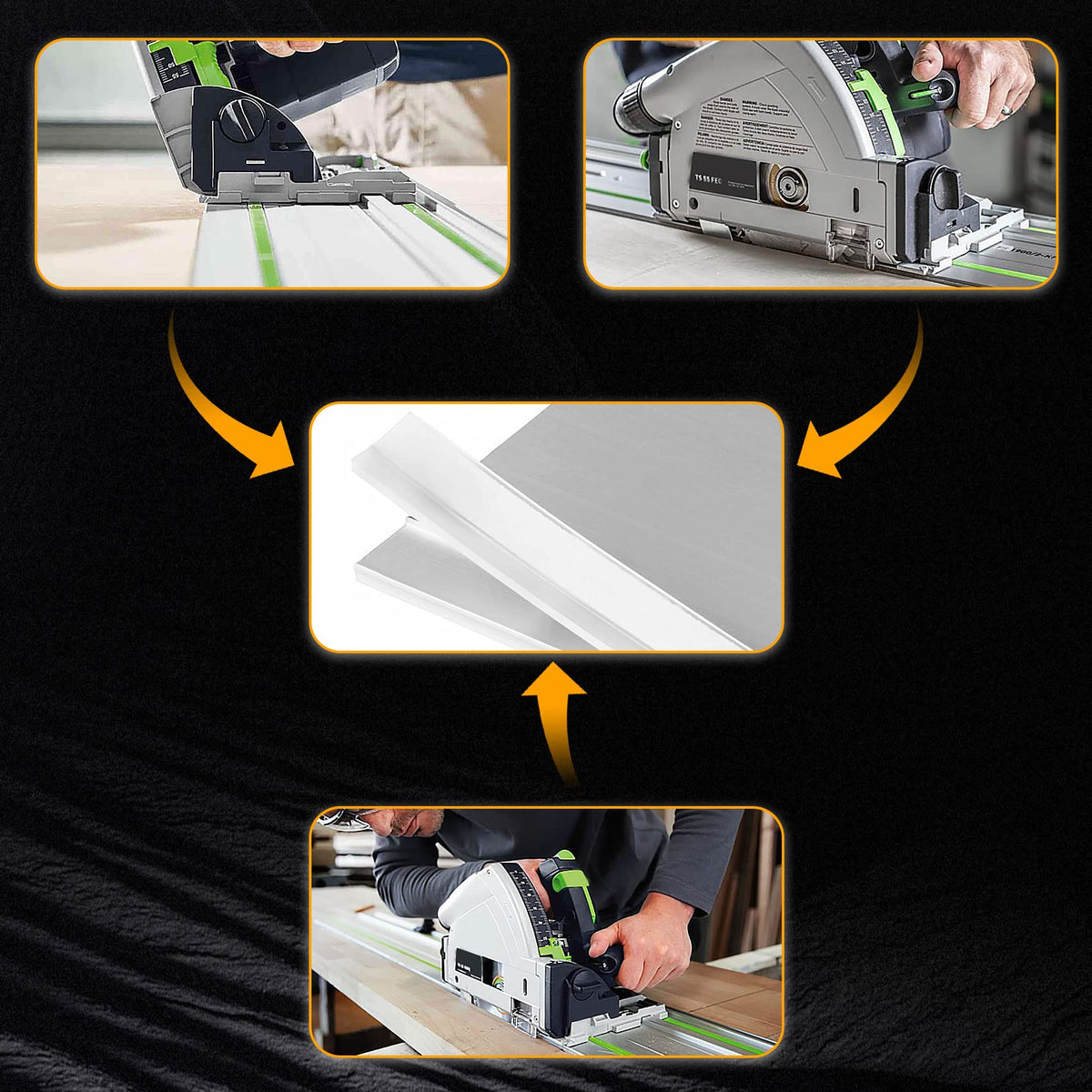 Feikeer hard rubber guard offers durable protection against tear-out.
