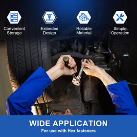Feikenee 11 metric and 9 SAE pieces cover common fastener sizes for versatility.