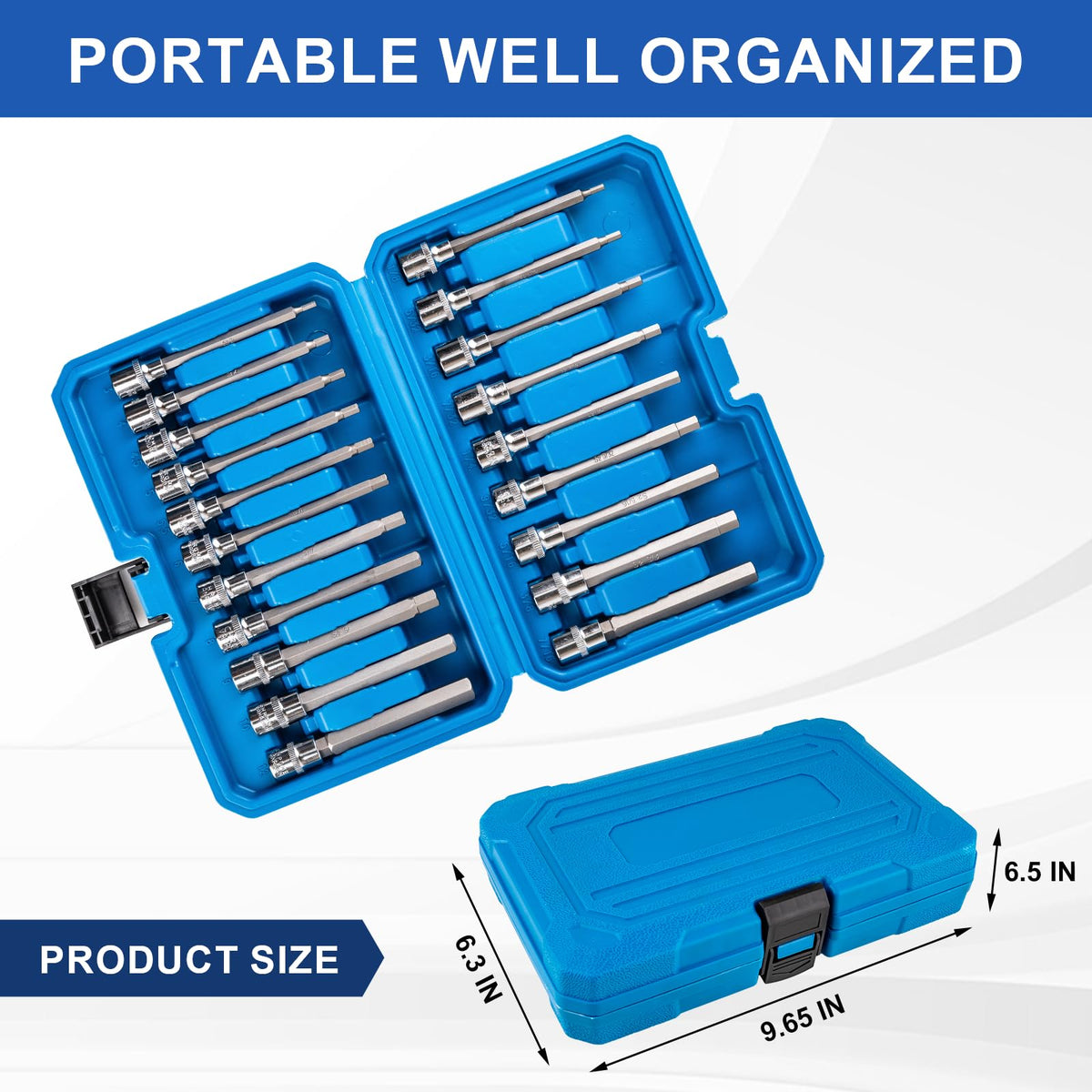 Feikenee compatible with drills and ratchets for flexible use across projects.