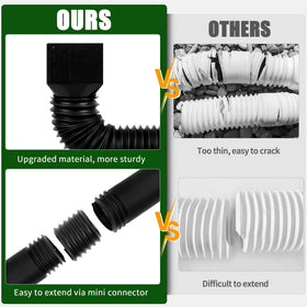FEILAYDUN ABS adapter is sturdy and crack-resistant for durable connections.