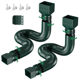 FEILAYDUN downspout extension stretches from 20 to 66 inches for flexible drainage