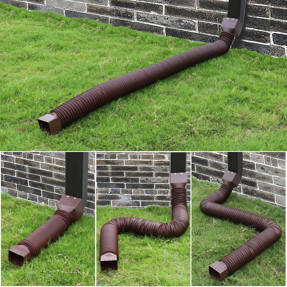 FEILAYDUN screws included for secure adapter fixation to the downspout