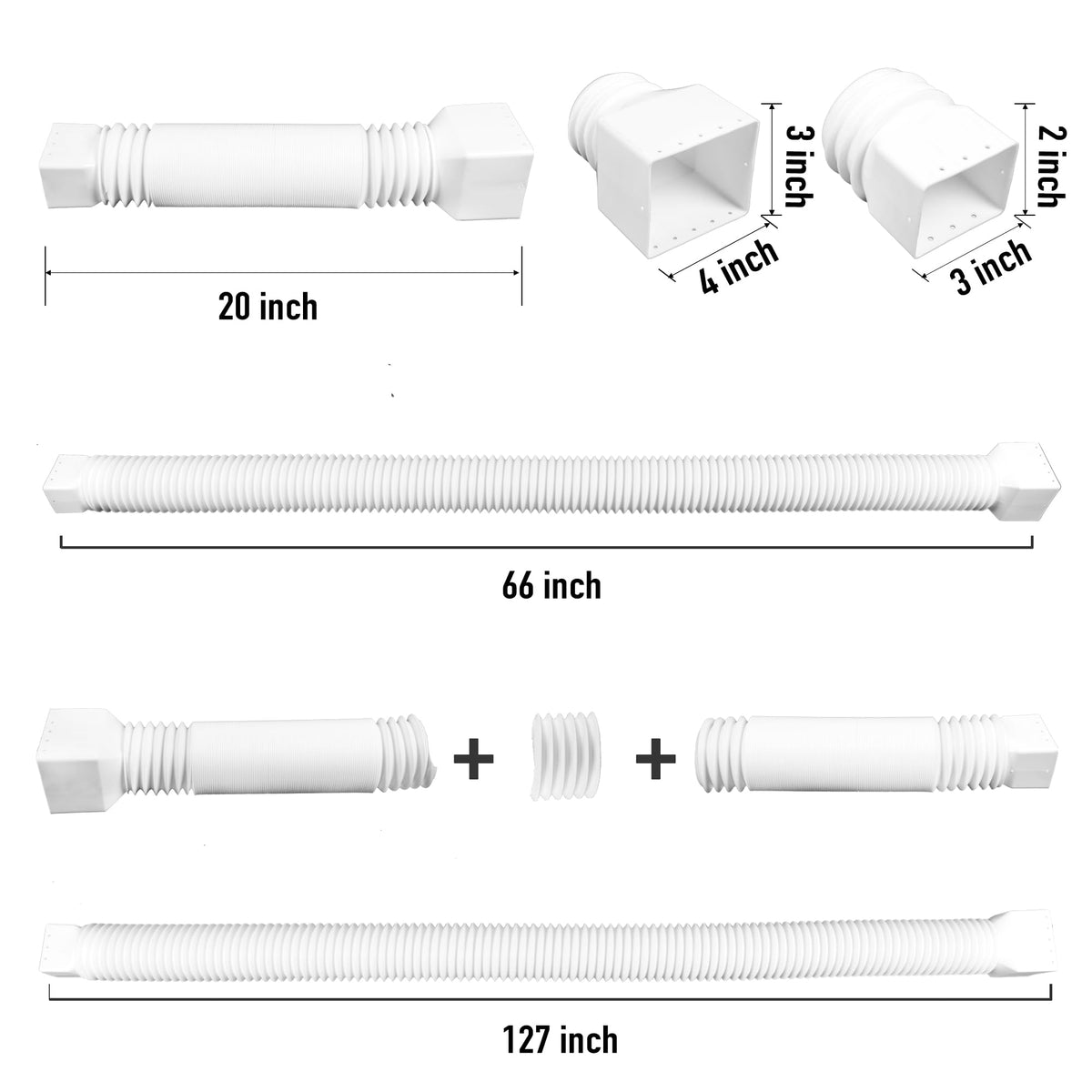FEILAYDUN downspout extensions installed on a house gutter for efficient water routing.