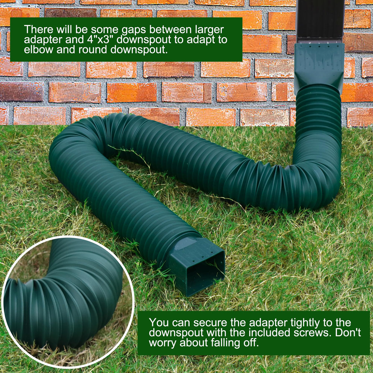 FEILAYDUN upgraded ABS adapter and PE pipe endure outdoor use