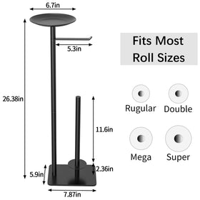FEILERN four-roll storage design keeps extra rolls within reach