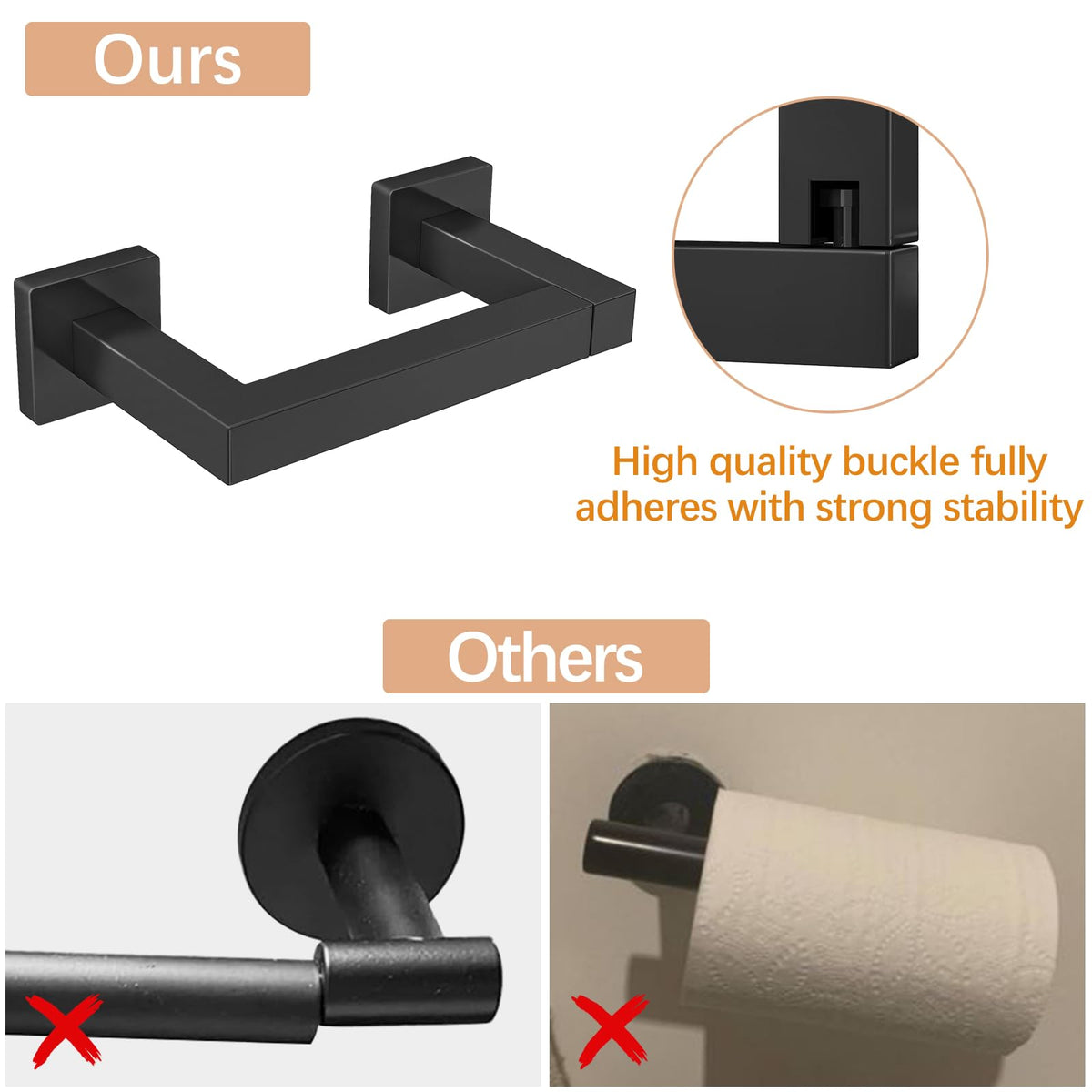 FEILERN 2.7-inch gap maximizes wall space and reduces bulging.