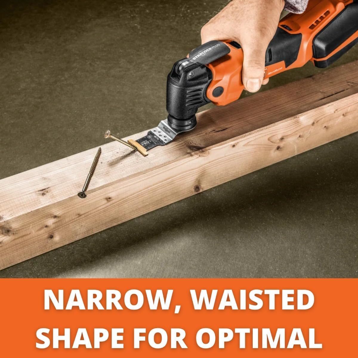 Fein Starlock blade suited for CFRP and GFRP materials in use