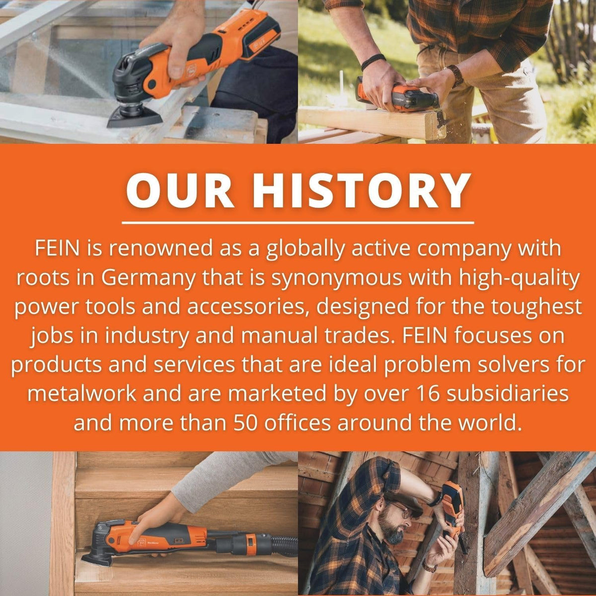 Fein Starlock tool-free attachment demonstrating secure connection