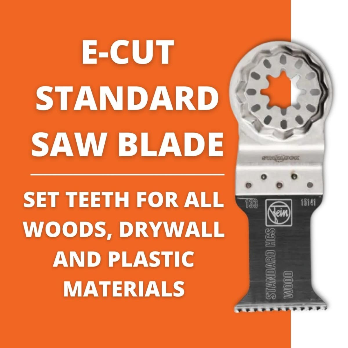Fein Starlock E-Cut blade plastics cut for smooth surface