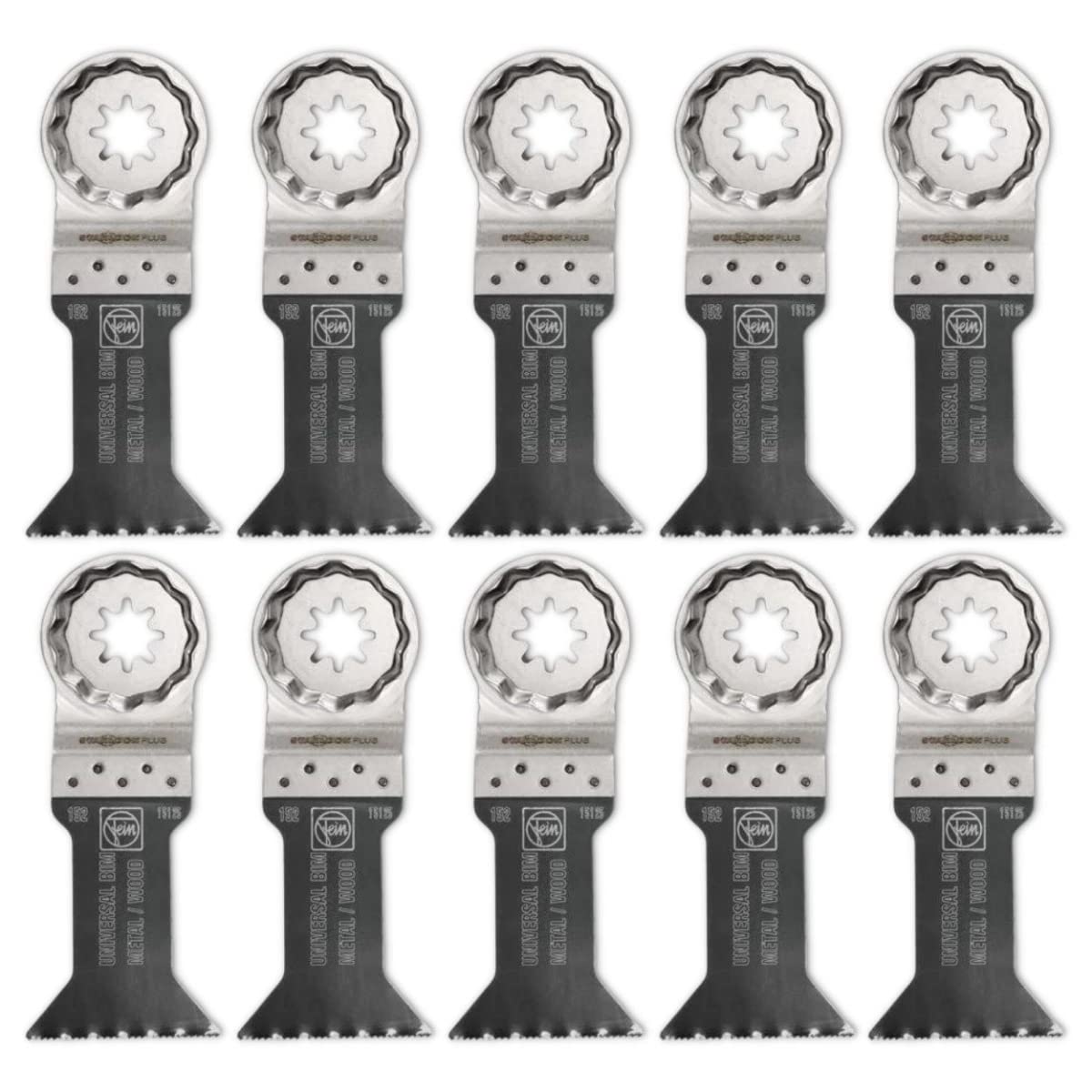 Fein Starlock Plus E-Cut blade 10-pack ready for versatile material cutting