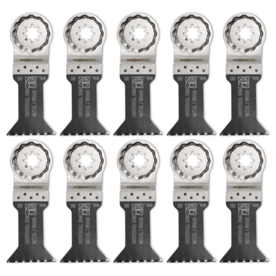 Fein Starlock Plus E-Cut blade 10-pack ready for versatile material cutting