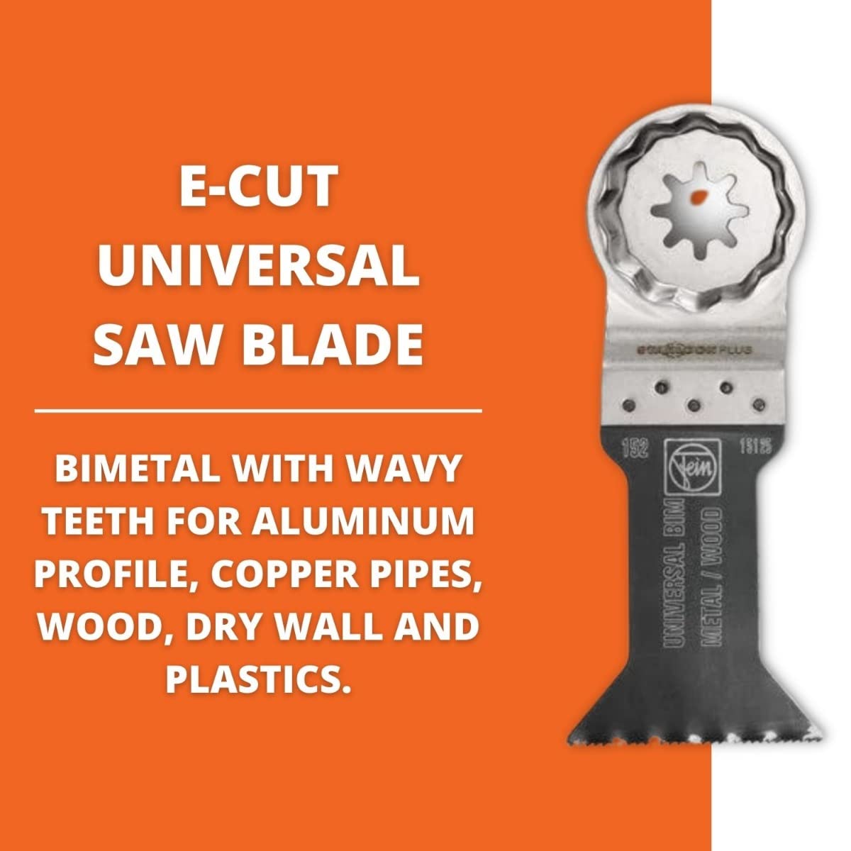 Fein blade cutting drywall for smooth edges