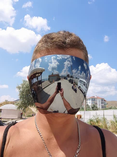 FEISEDY anti-fog protective shield close-up on premium UV resistant PC panels.