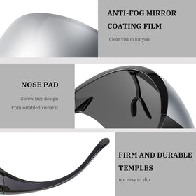 FEISEDY UV400 lenses provide HD vision and comfort.