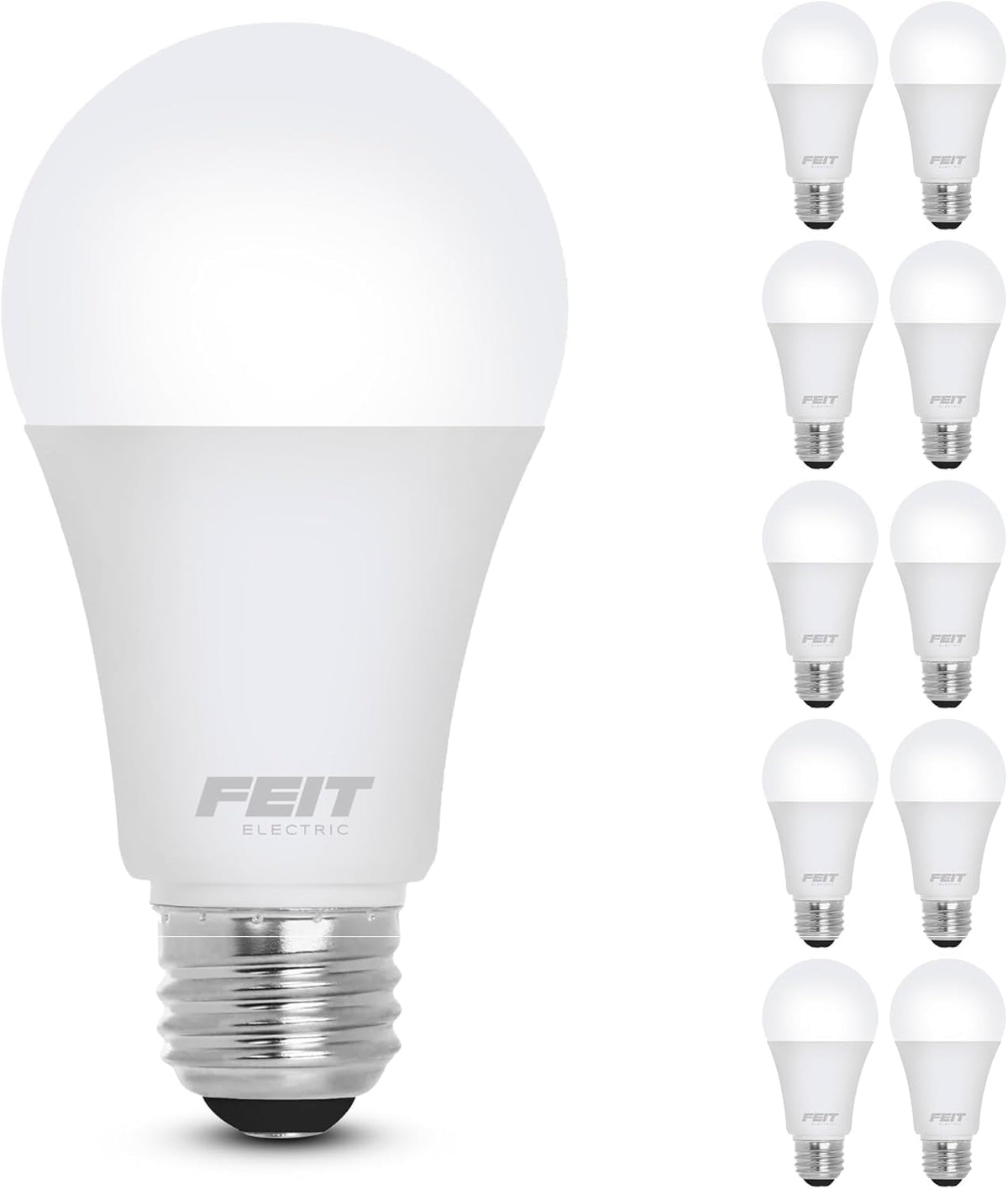Feit Electric A19 LED bulb provides 3000K warm white light for cozy spaces