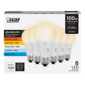 Feit Electric A21 LED bulb 2700K warm glow for cozy living spaces