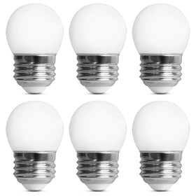 Feit Electric BP71/2S/W LED night light with warm glow for cozy evenings.