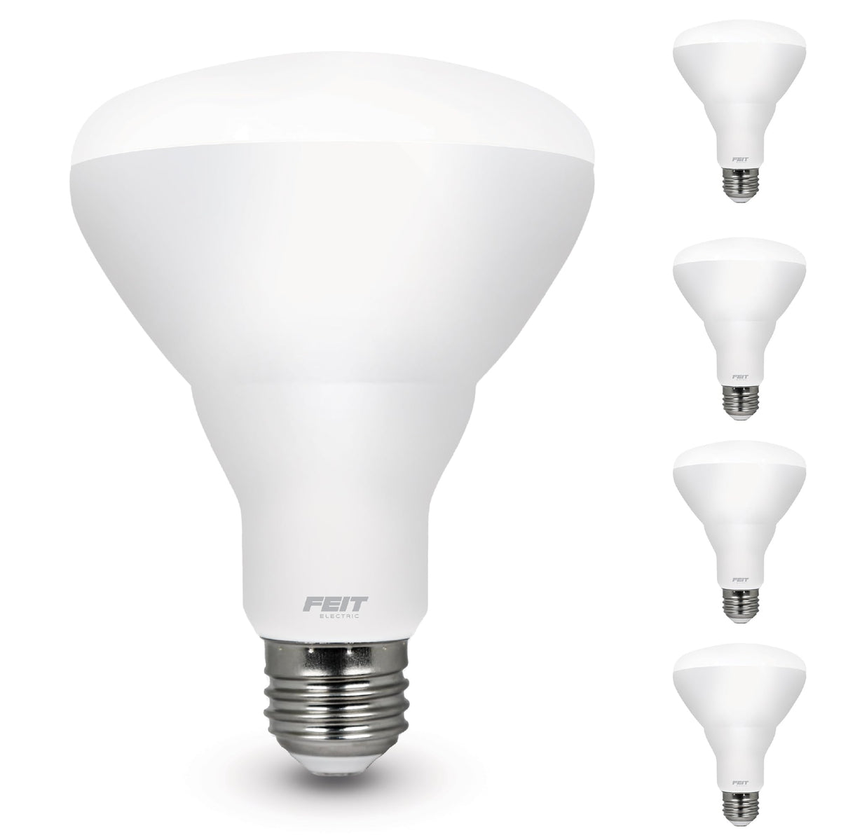 Feit Electric BR30 LED bulb dimmable 650 lumens for flexible lighting in living spaces