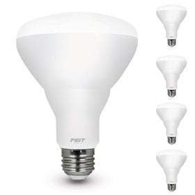 Feit Electric BR30 LED bulb dimmable 650 lumens for flexible lighting in living spaces