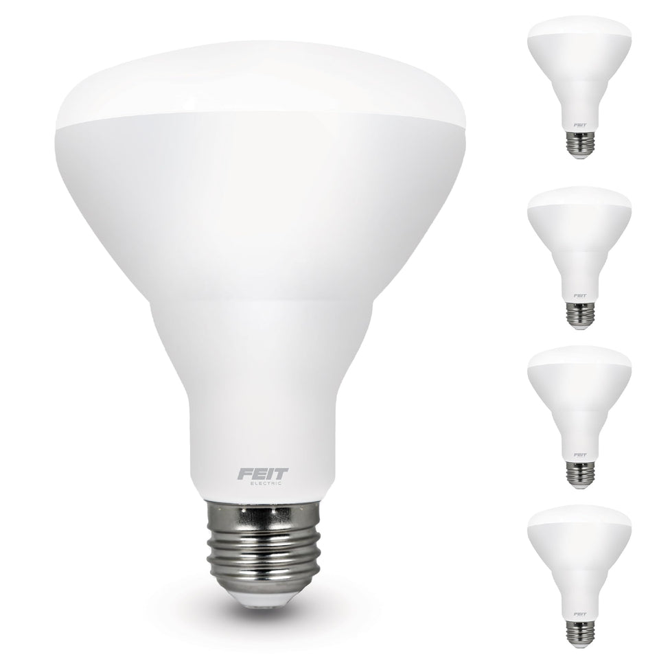 Feit Electric BR30 LED bulb dimmable 650 lumens for flexible lighting in living spaces
