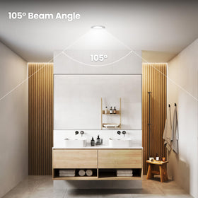 Feit Electric BR30 neutral white 3500K for balanced work and living areas