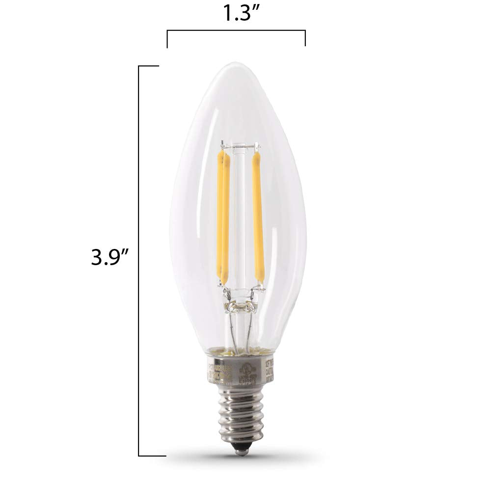Feit Electric dimmable E12 filament LED for adjustable mood lighting