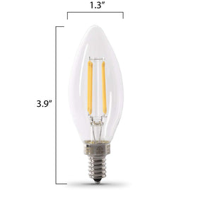 Feit Electric dimmable E12 filament LED for adjustable mood lighting