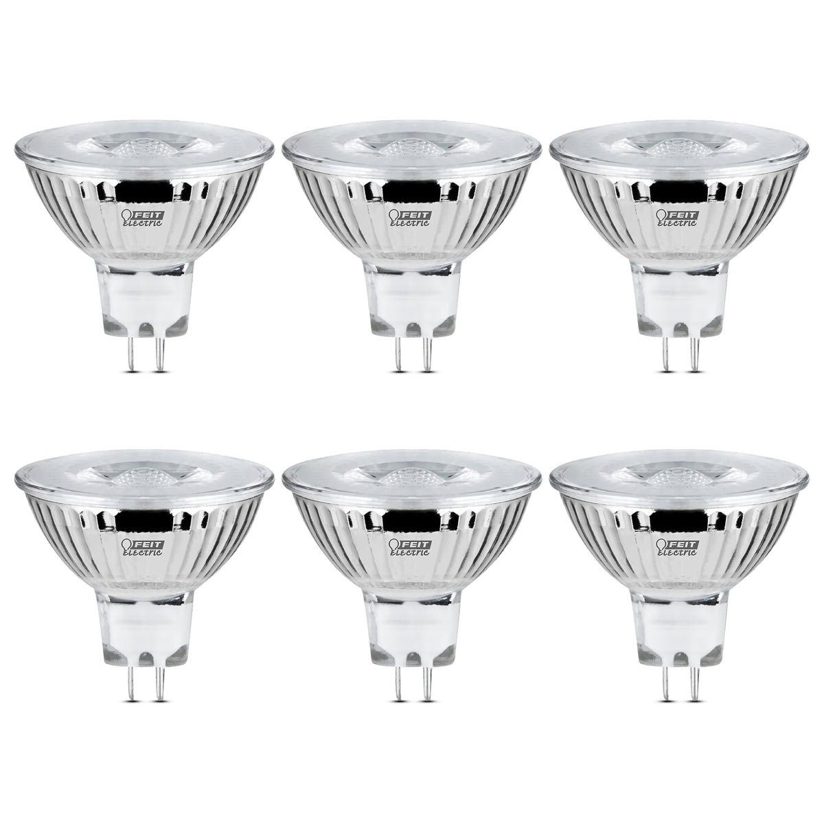 Feit Electric Enhance MR16 LED bulb in track light highlighting artwork with true colors