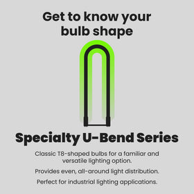 Feit Electric mercury-free U-Bend LED with shatter-resistant design