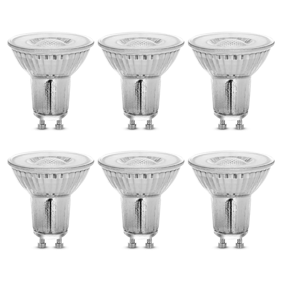 Feit Electric MR16 bulb closeup highlighting compact MR16 design for recessed lighting.