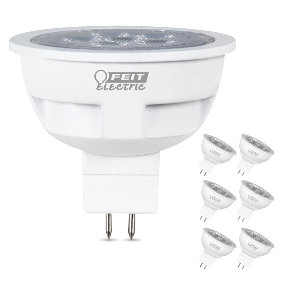 Feit Electric MR16 LED bulb 550 lumens for landscape lighting.