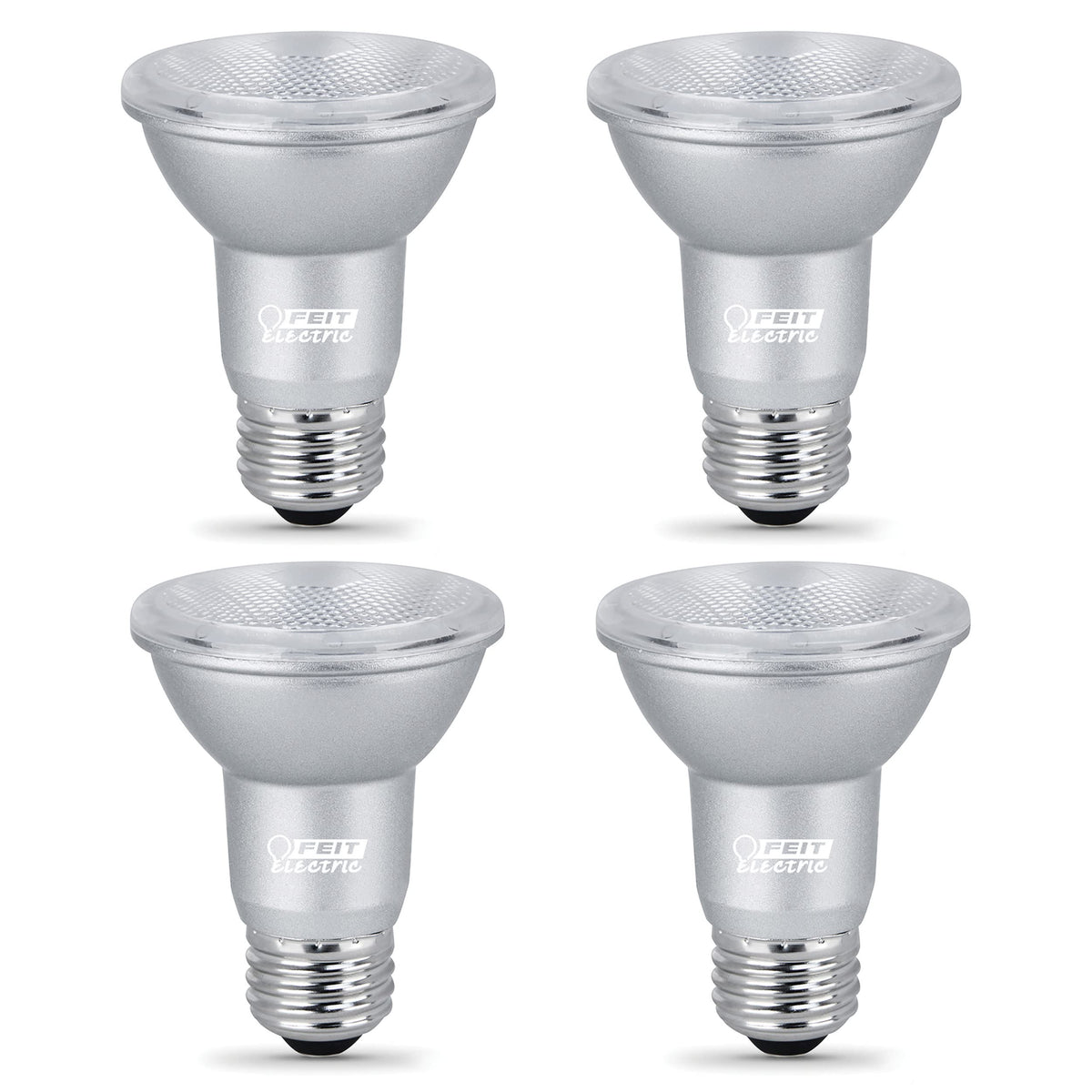 Feit Electric PAR20 LED bulb with spotlight beam for precise task lighting and color clarity