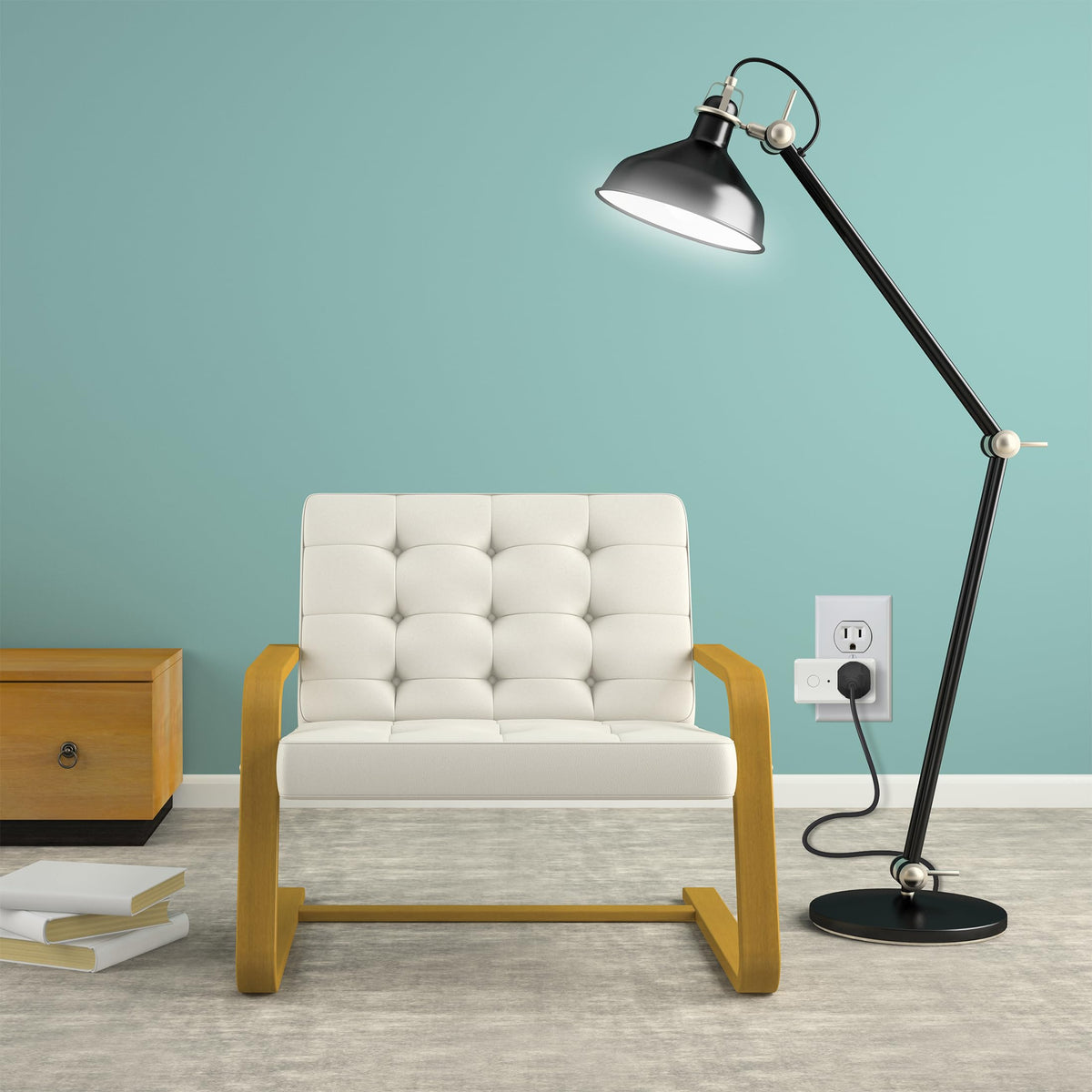 Feit Electric smart plug designed for indoor use and convenience.