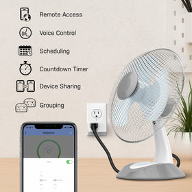 2.4 GHz Wi-Fi setup without a hub for simple installation.