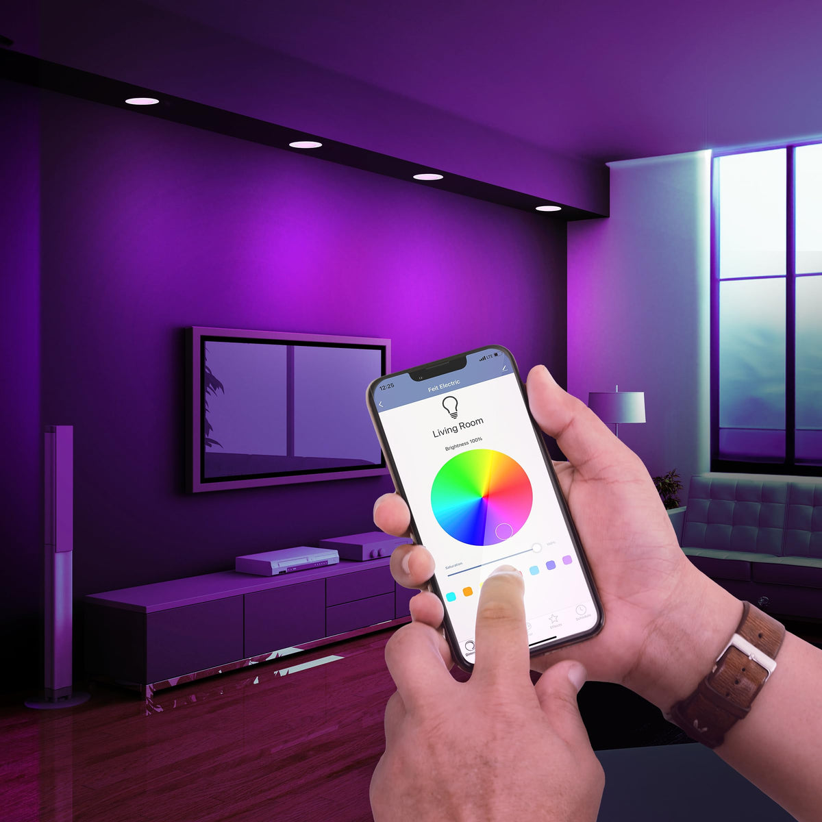 Feit Electric downlights use 2.4GHz Wi‑Fi for stable smart home connectivity