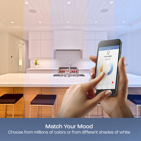 Feit Electric tunable white downlights adjust from warm to daylight for tasks