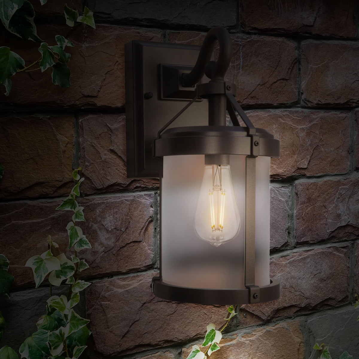 ST19 damp location rated bulb suitable for indoor and covered outdoor spaces