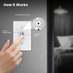 Feit Electric 3-way capable toggle dimmer for two-point lighting control