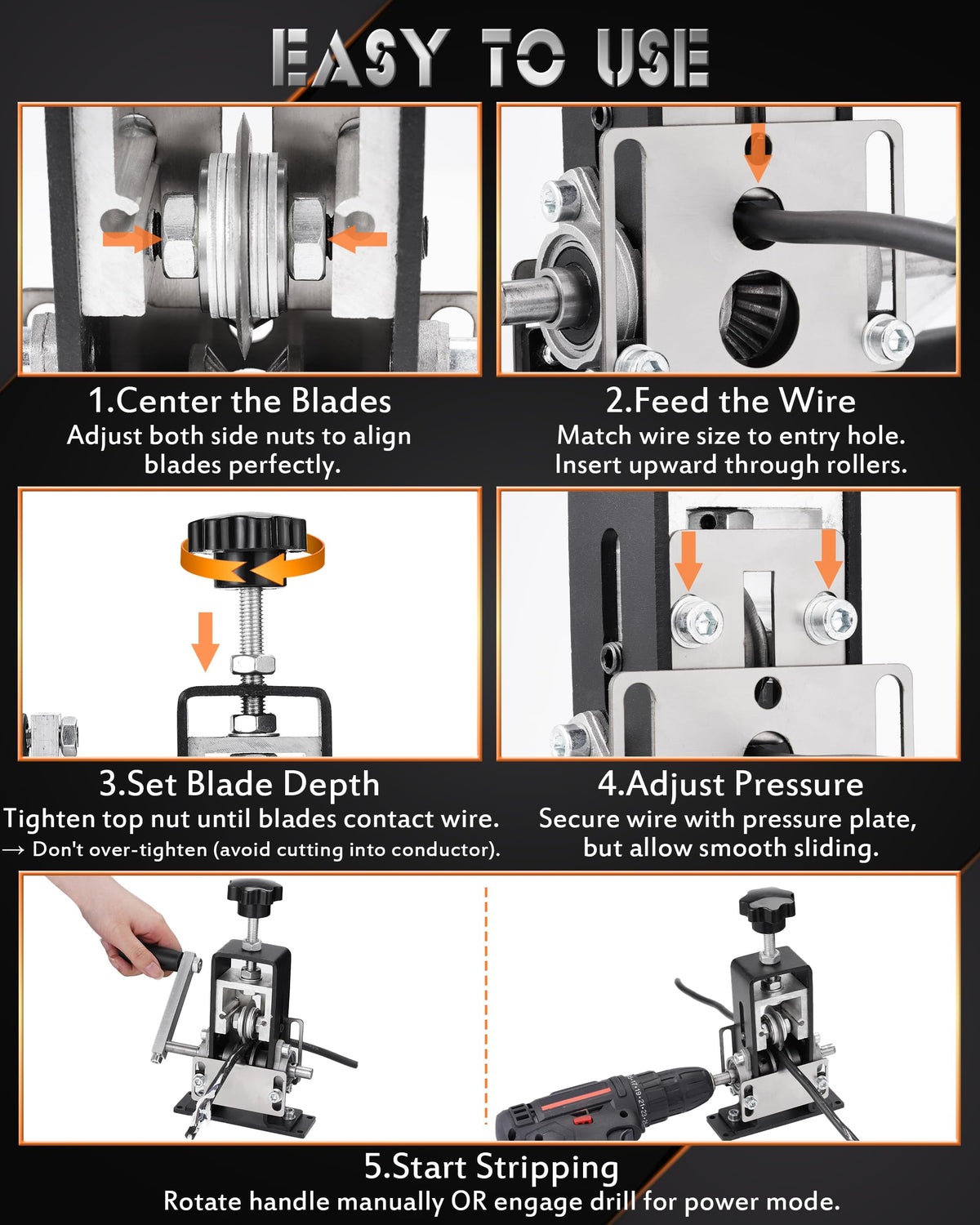FAITIO bench-mount base keeps the tool steady