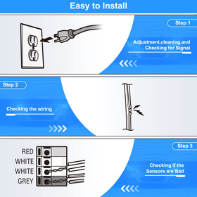 FEITON wire connectors and nuts simplify safe sensor wiring