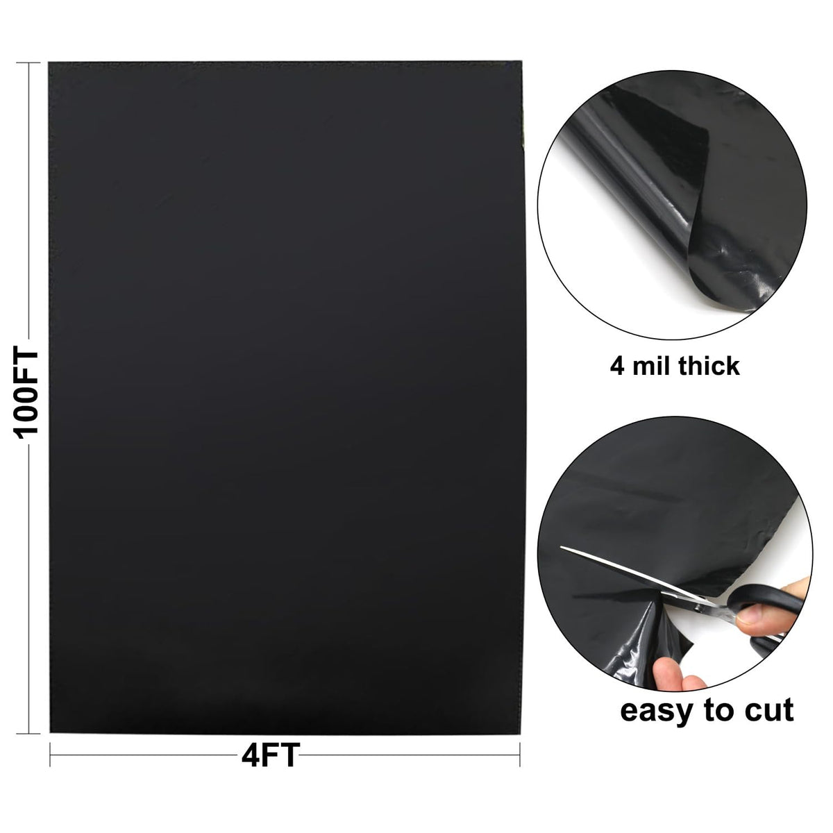 Easy to cut and install, fit any area quickly.