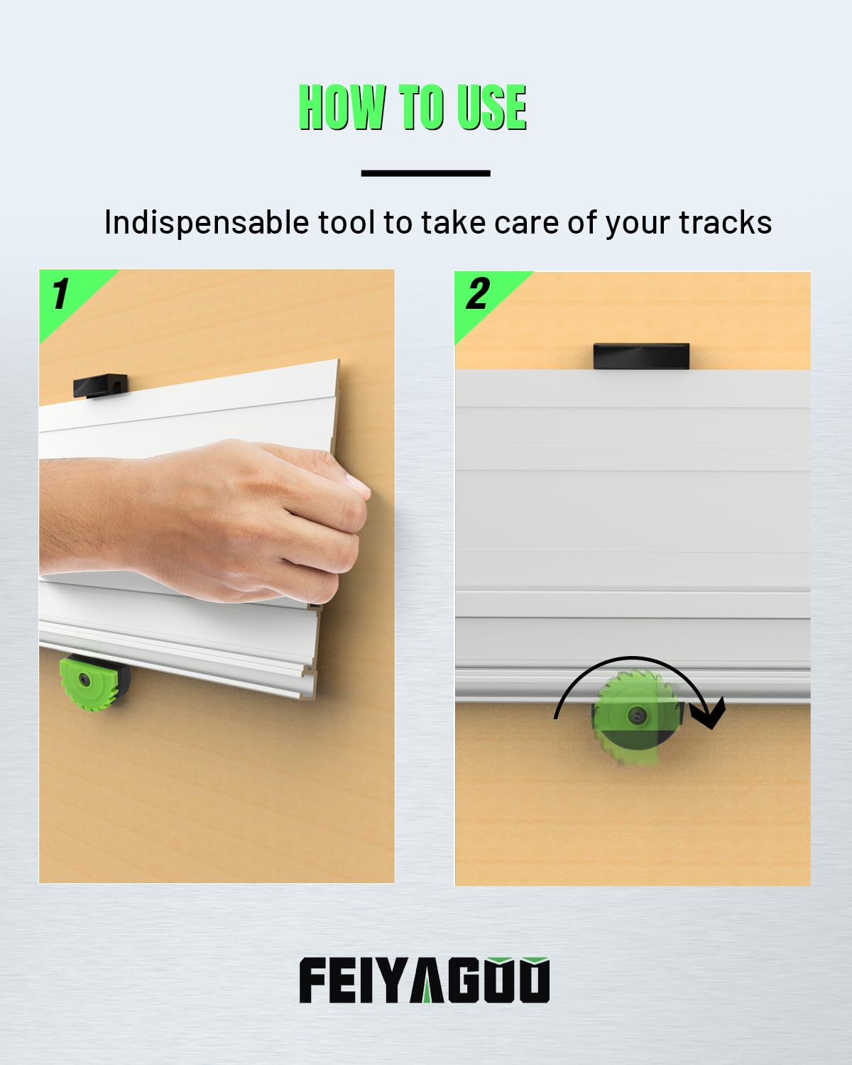 Feiyagoo Compatible Guide Rails works with most major brands.