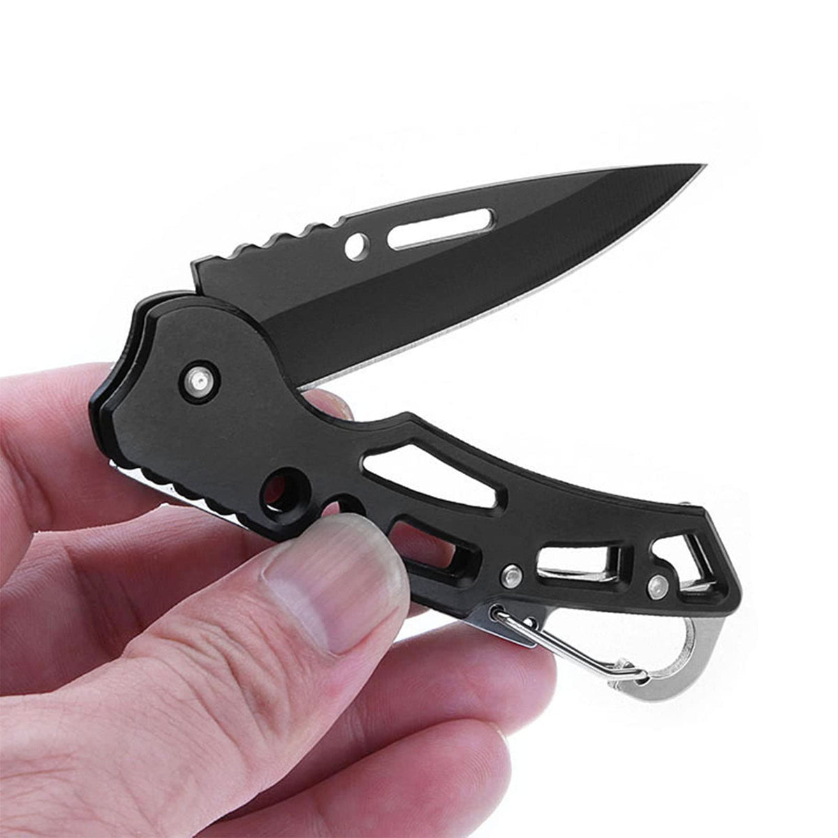 FEIZII compact folding knife designed for pocket or keychain use.